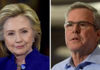 Hilary Clinton and Jeb Bush